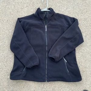 Lands End fleece full zip 1X